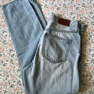Madewell Blue Straight Jeans Classic Style